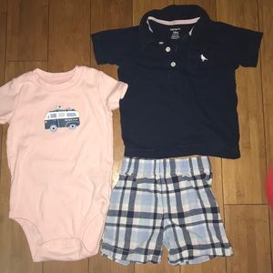Carters Boys 3 piece outfit